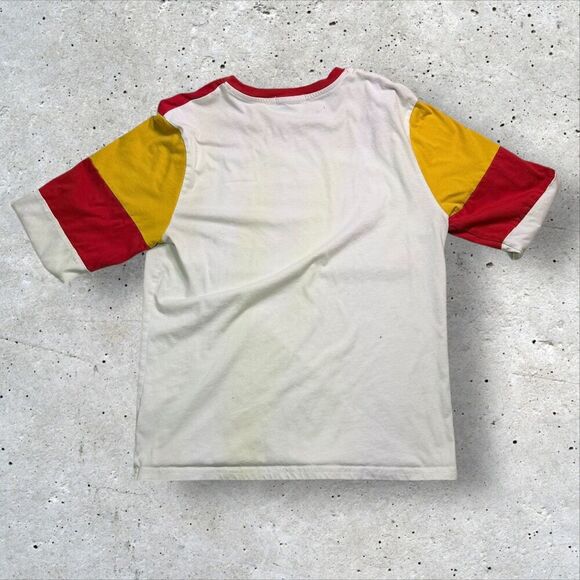 Kansas City Chiefs Junk Food Clothing Long Sleeve Colorblock Shirt Size M NFL - Picture 2 of 10